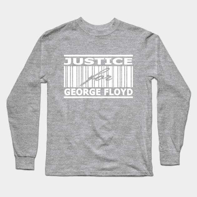 Justice for floyd - george floyd cant breathe Long Sleeve T-Shirt by BaronBoutiquesStore